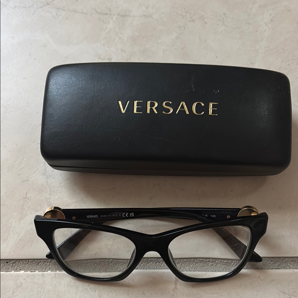 Versace Elegant Black Women's Glasses Model 3341-U Gb1 52d18 145
